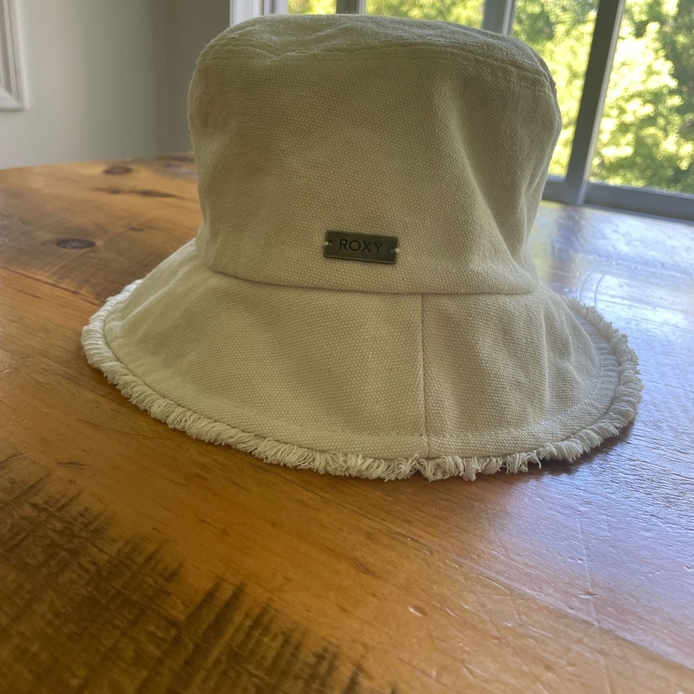 Cotton Roxy Bucket Hat with Logo